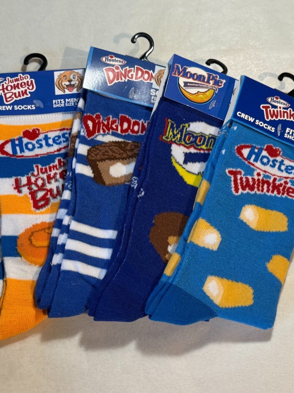4 Pairs Hostess Novelty Crew Socks Size 6-12/13 OSFM